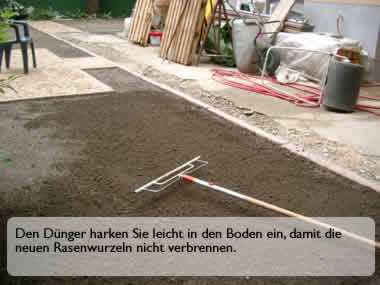 Rollrasen verlegen